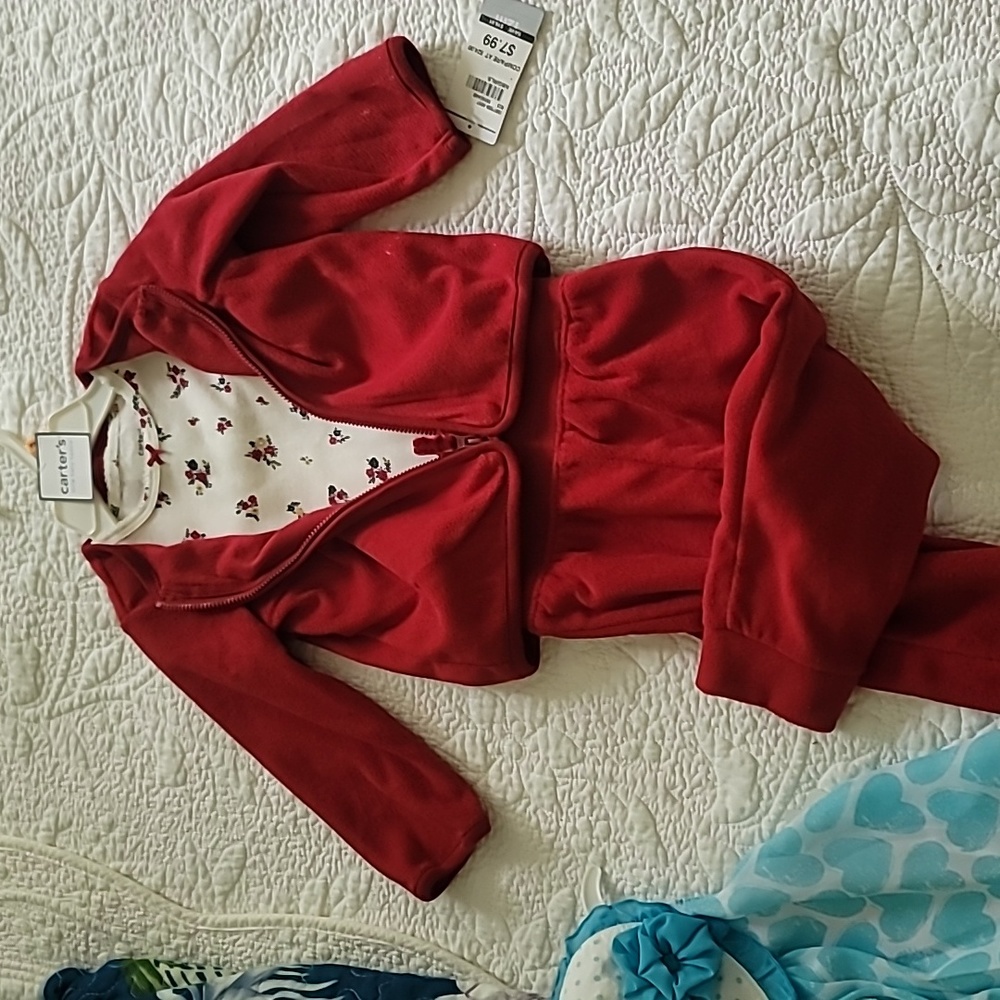 NWT CARTERS 3 piece outfit 12 months